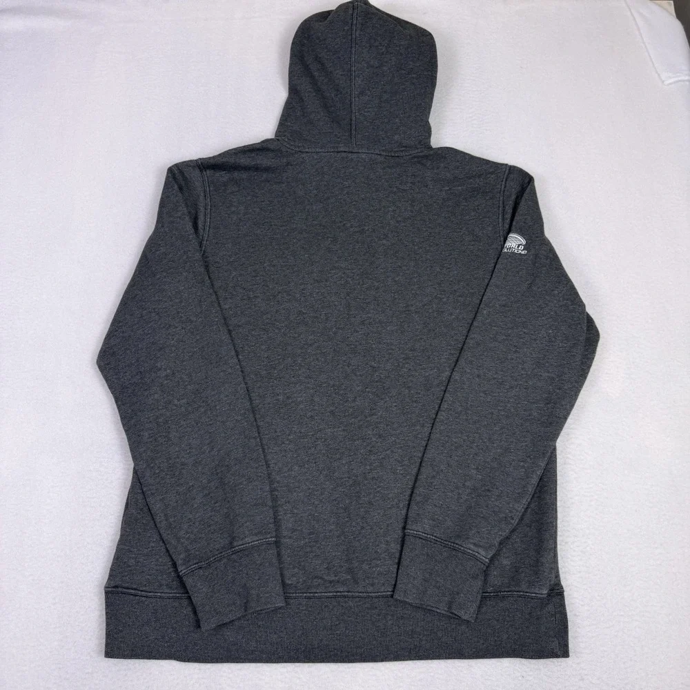 The North Face Gray Pullover Hoodie Men's L A7V9B Flat World Solutions‎